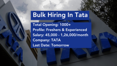 Tata Steel Jobs Opening In India