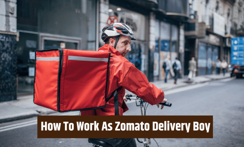 How To Join Zomato Delivery Boy